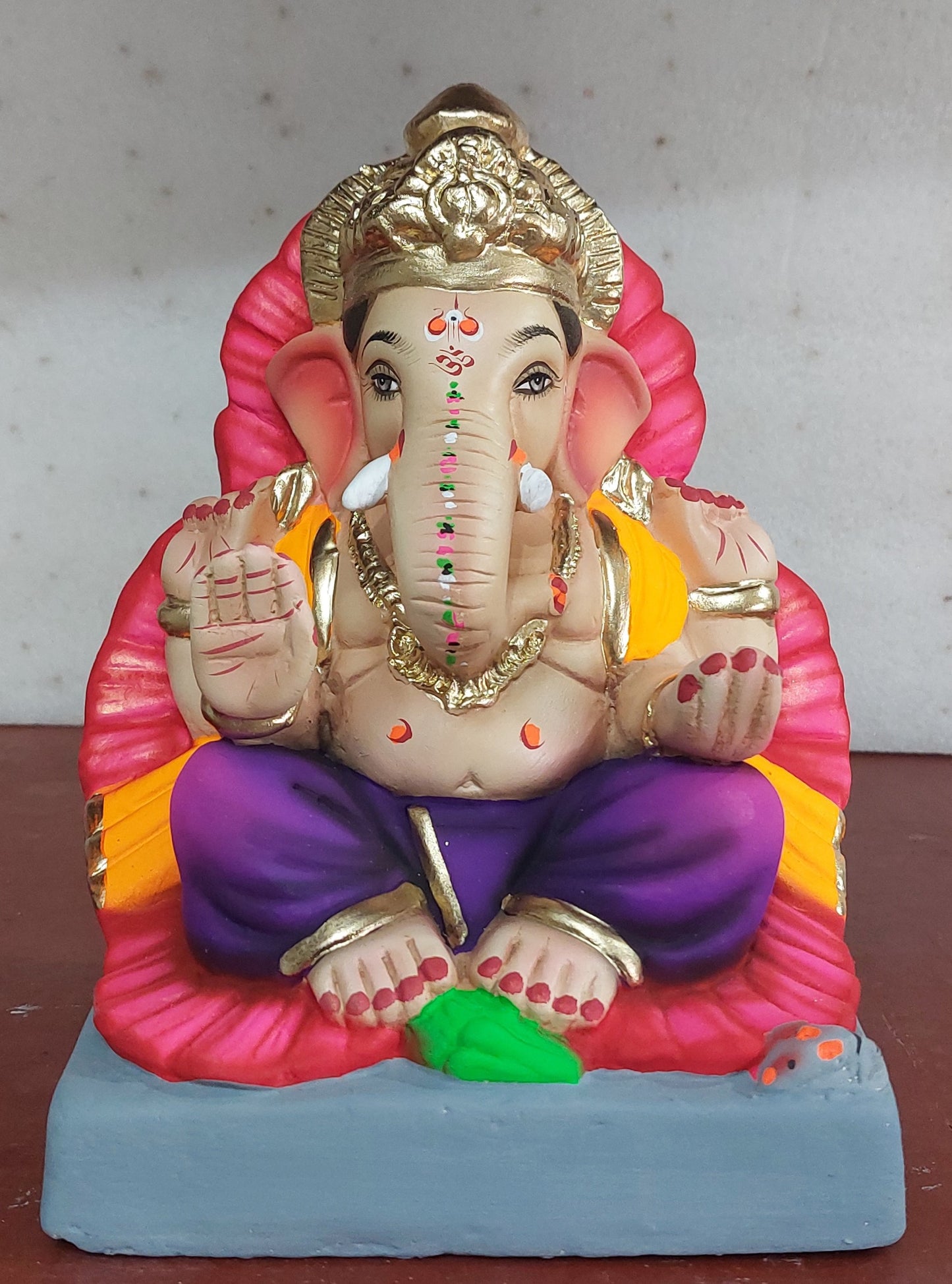 8" Jaswand Ganesh Idol