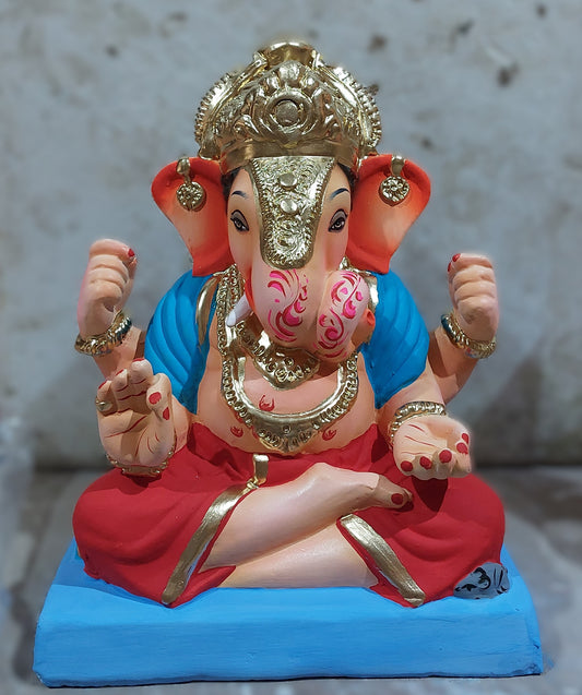 12" Dagadu Sheth Ganesh Idol