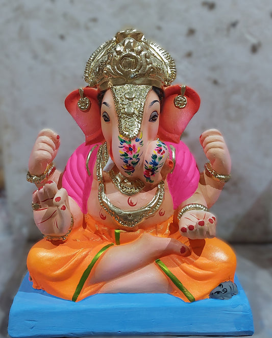 12" Dagadu Sheth Ganesh Idol